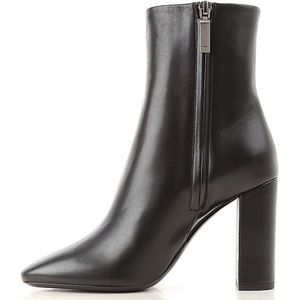 YSL Loulou 95 Zipped Leather Ankle Boot